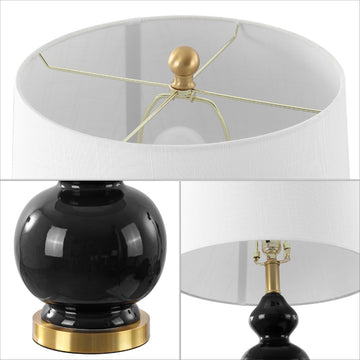 Bowen 27.5" Ceramic LED Table Lamp - JONATHAN Y